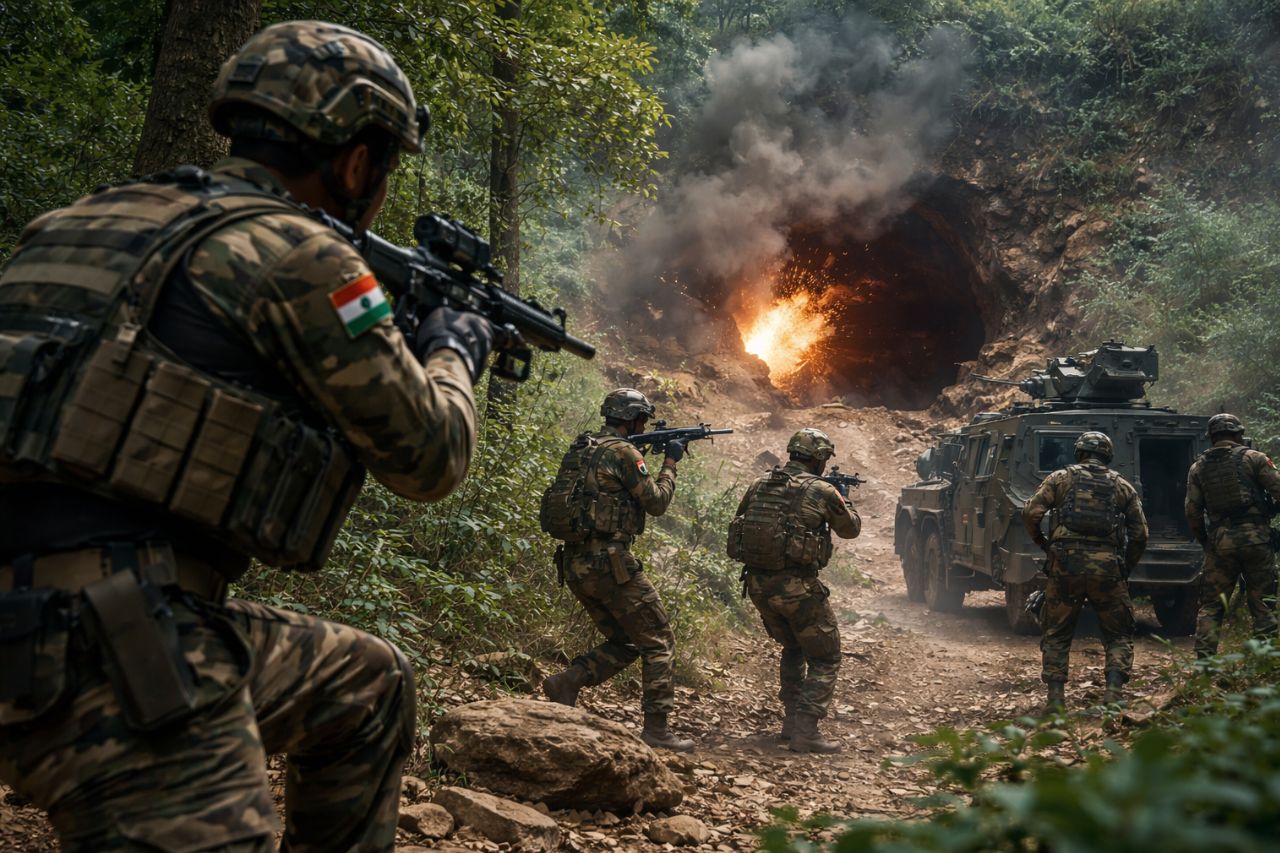 Indian Security Forces Eliminate Three Terrorists Ahead Of Amit Shah’s J&K Visit 