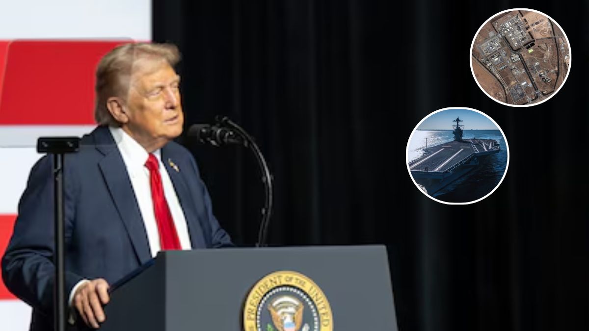 Trump Wants “Peacemaker” Legacy, Sends Third Aircraft Carrier To Gulf As Israel Strikes Iran N-Plant