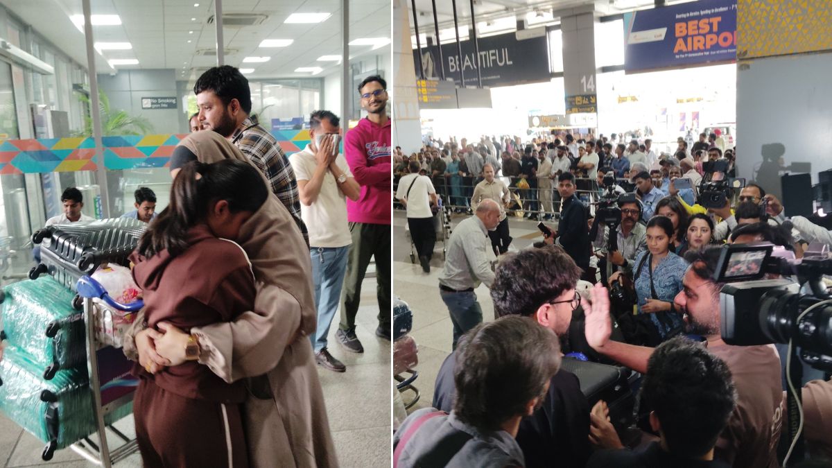 Homecoming For 70 Indian Students, Mostly Kashmiri, From Iran Via Armenia