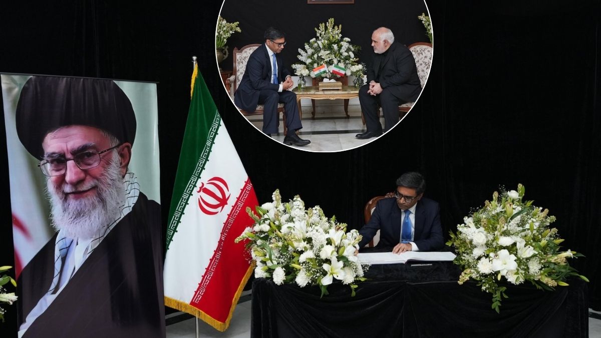 India reaction Iran war, india first reaction to iran war, Vikram Misri Iran embassy condolence, Vikram Misri ayatollah khamenei death, india reacts ayatollah khamenei death, India response Khamenei death, Iran Supreme Leader killed US Israel strike, India West Asia conflict reaction, Iran Israel war latest news, Khamenei death global reaction, India Iran diplomatic relations 2026, Middle East war escalation, Iran embassy India condolence book, MEA statement Iran conflict, West Asia crisis, US Israel Iran conflict updates, Gulf region war tensions