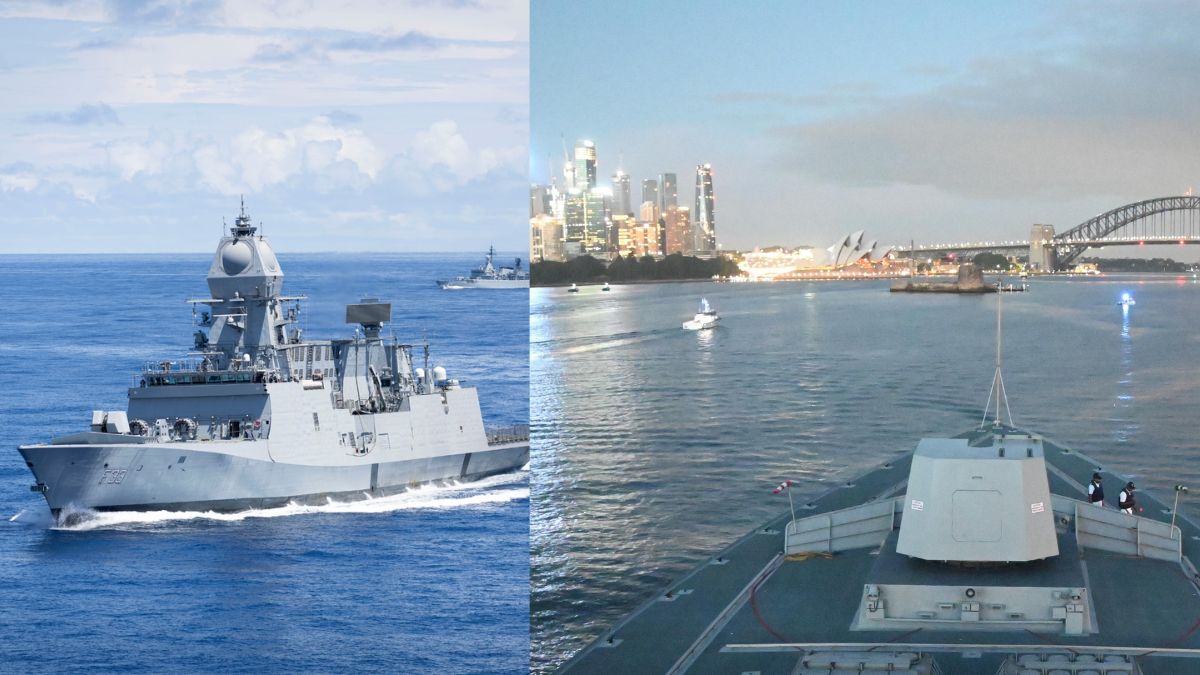INS Nilgiri In Sydney: Navy’s Stealth Frigate Showcases Naval Power At Australia’s International Fleet Review