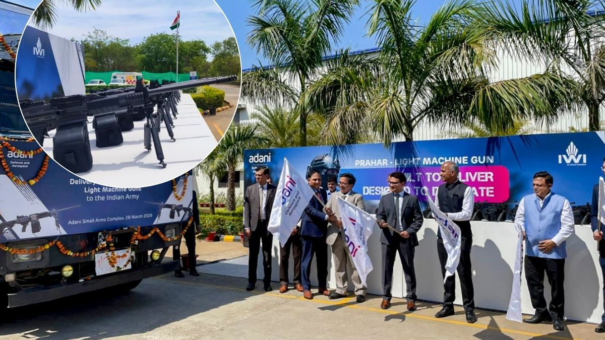 Army Gets A Firepower Boost: First Batch Of 2000 Indigenous ‘Prahar’ LMGs Delivered By Adani Defence