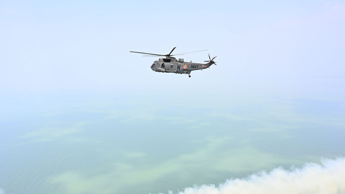 Indian Navy, DRDO Successfully Conduct Maiden Salvo Launch of Naval Anti-Ship Missile from Helicopter