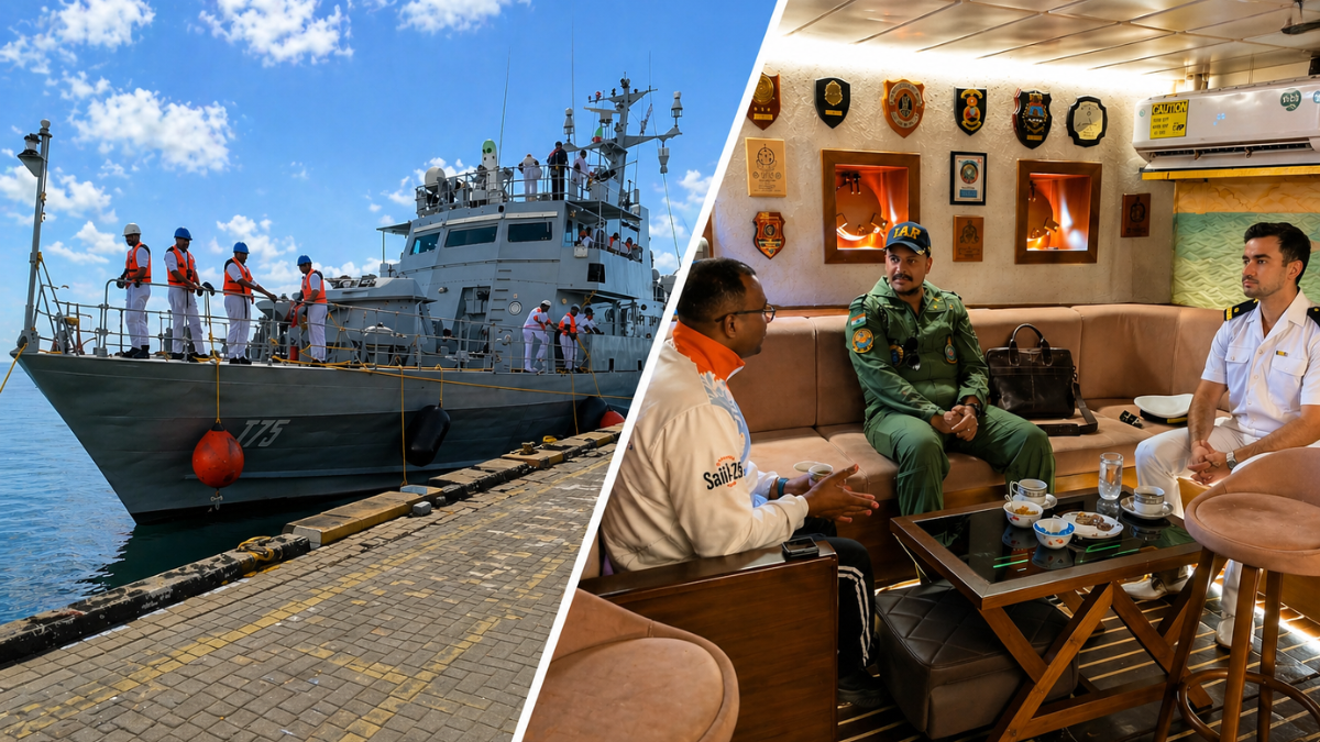 INS Sudarshini makes maiden Canary Islands visit; INS Kalpeni strengthens India-Maldives naval ties