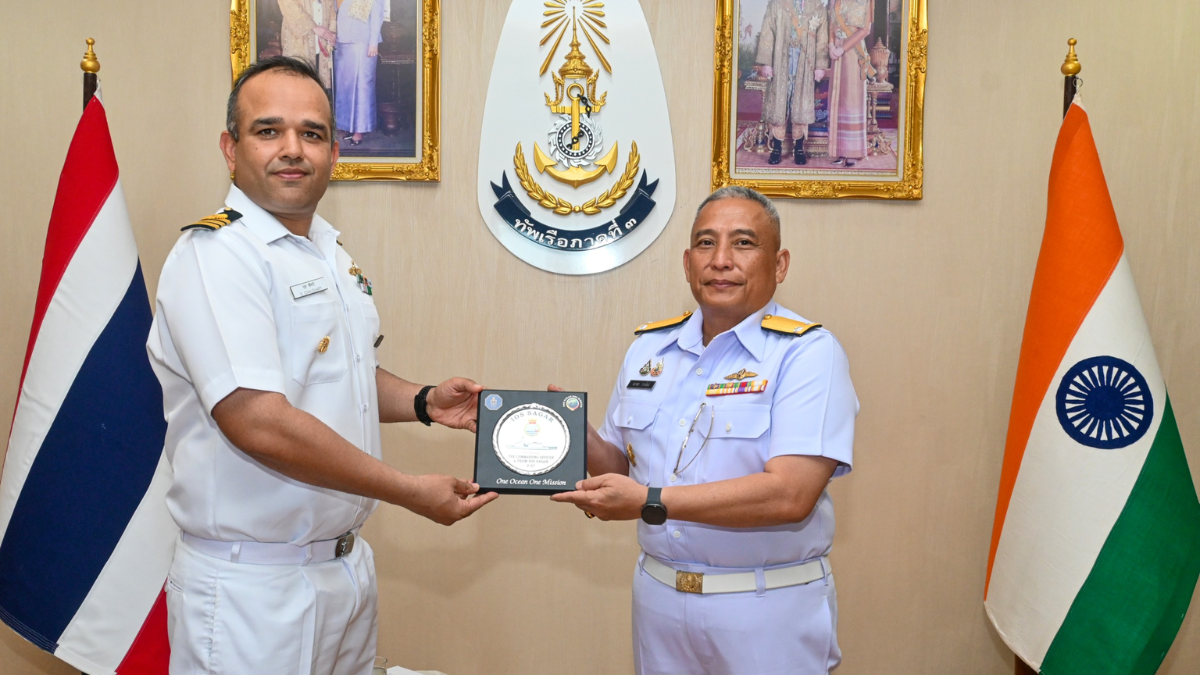 INS Sunayna departs Phuket, strengthens India–Thailand maritime cooperation under IOS SAGAR