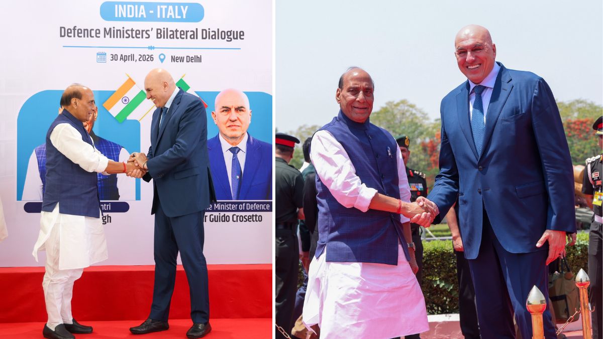 Rajnath Singh, Guido Crosetto Chart Roadmap For Deeper Defence Ties With Bilateral Military Cooperation Plan 2026-27