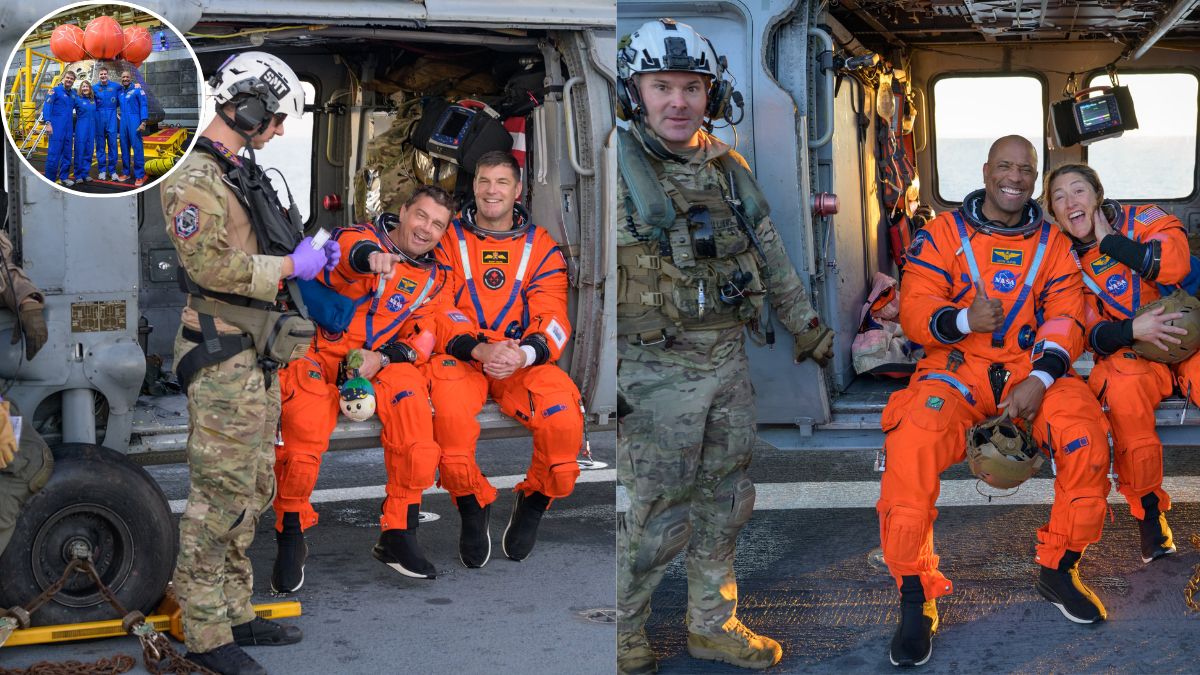 NASA Extracts Artemis II Crew After Splashdown, Sent For Medical Evaluation